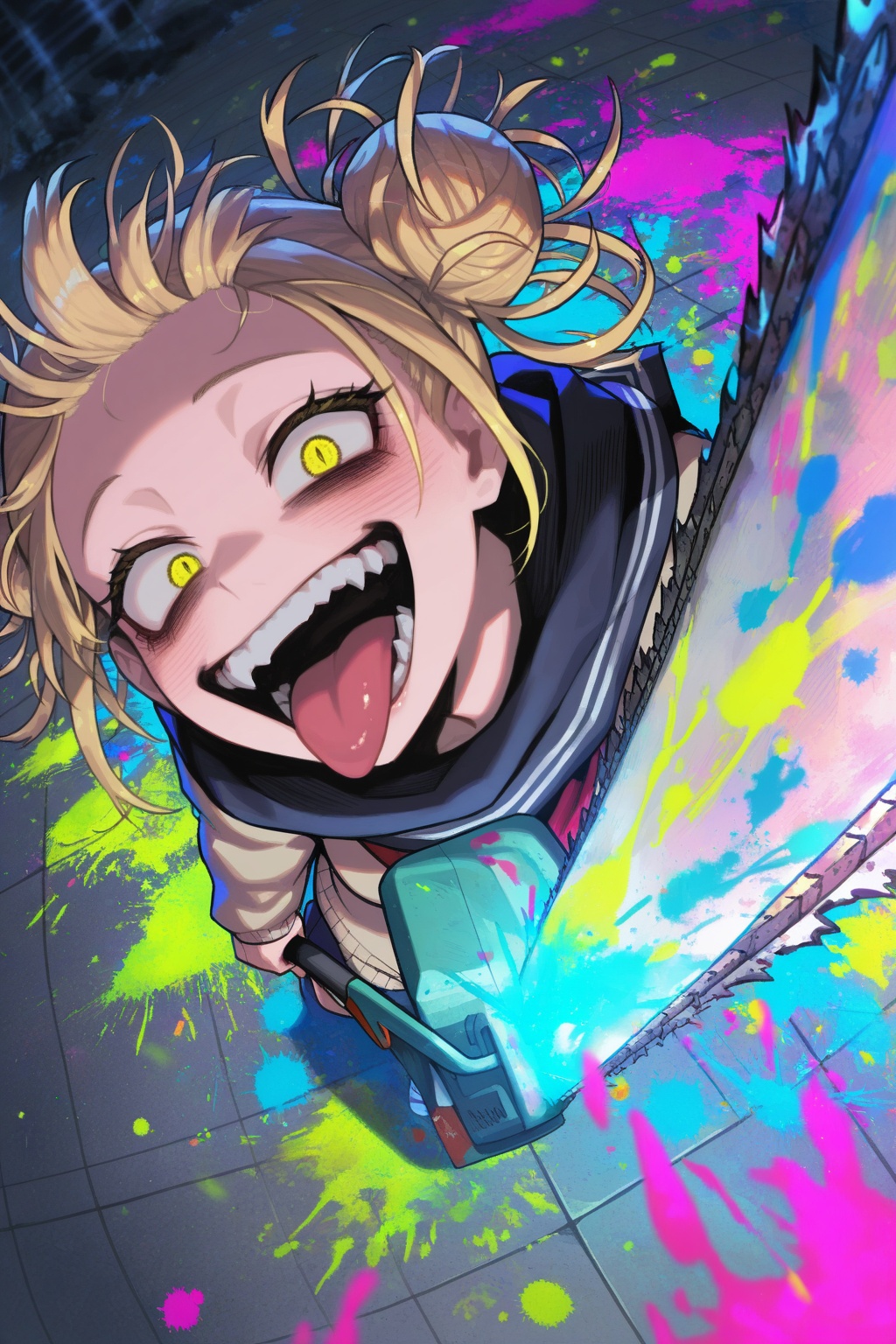 1girl,  toga himiko,  chainsaw on Tensor.Art