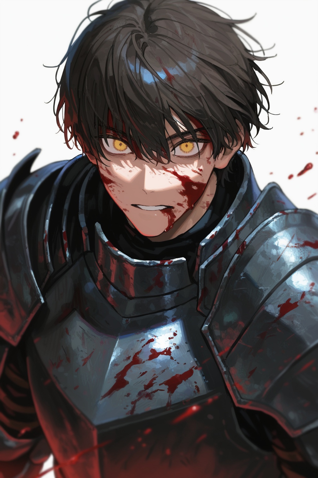 1boy,  armor,  blood on Tensor.Art