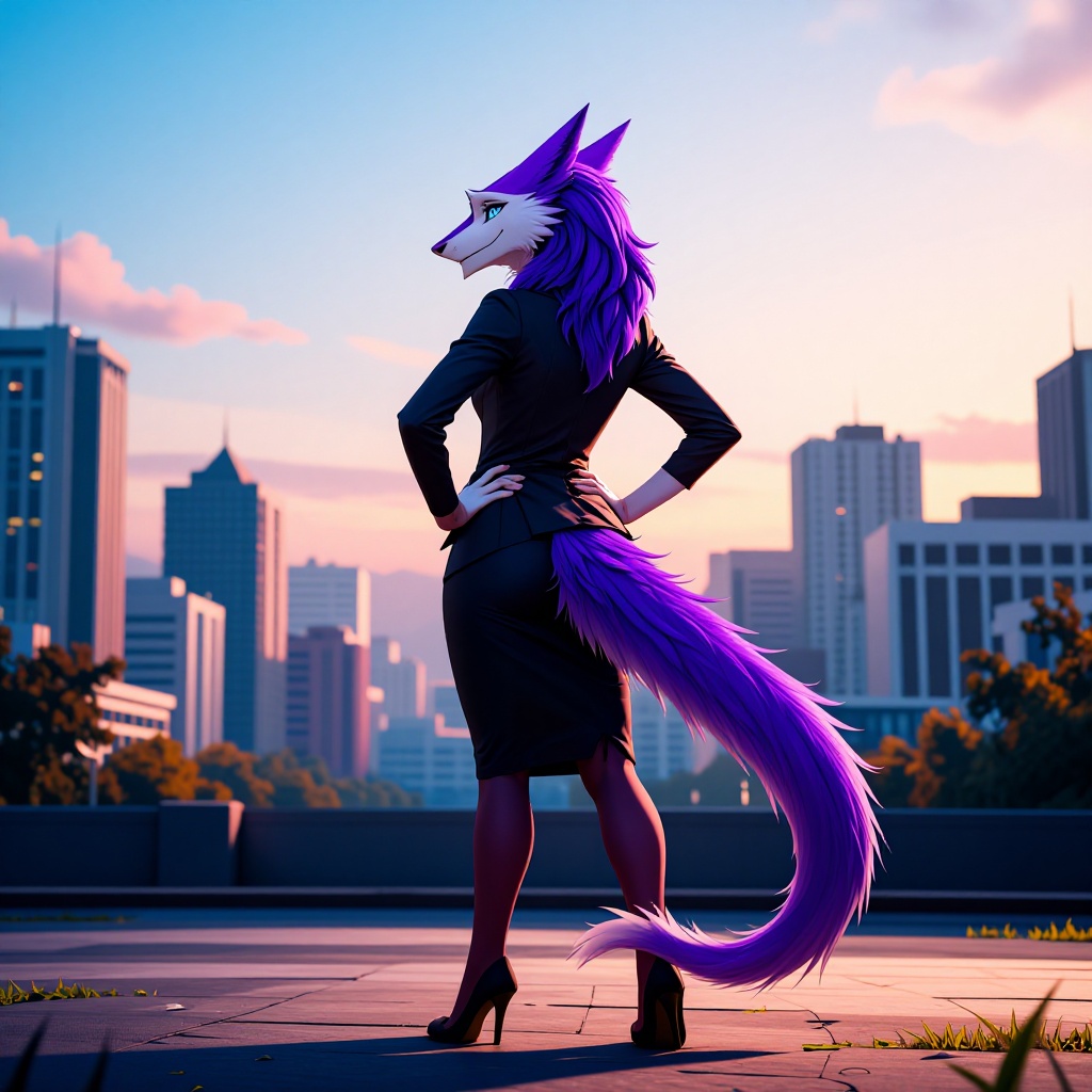 city background,  dawn,  solo on Tensor.Art