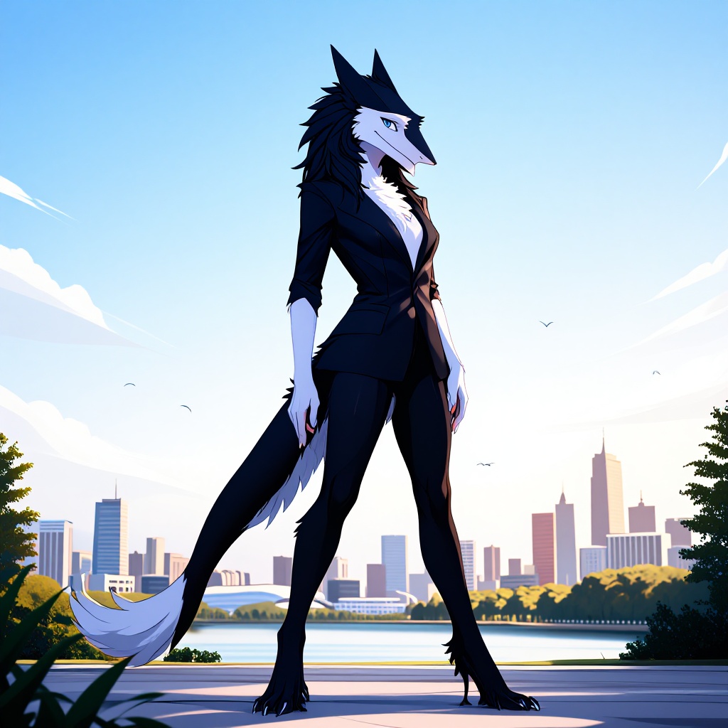 city background,  dawn,  solo on Tensor.Art