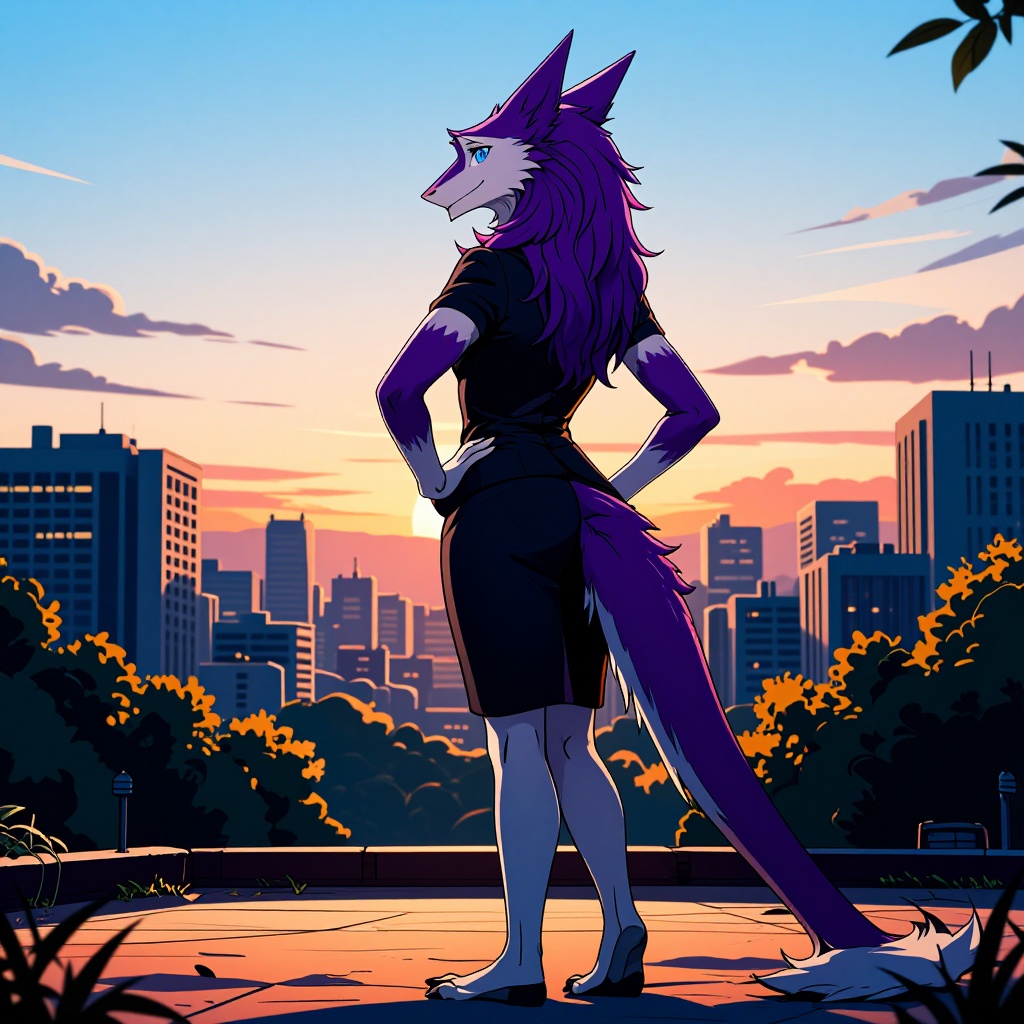 city background,  dawn,  solo on Tensor.Art