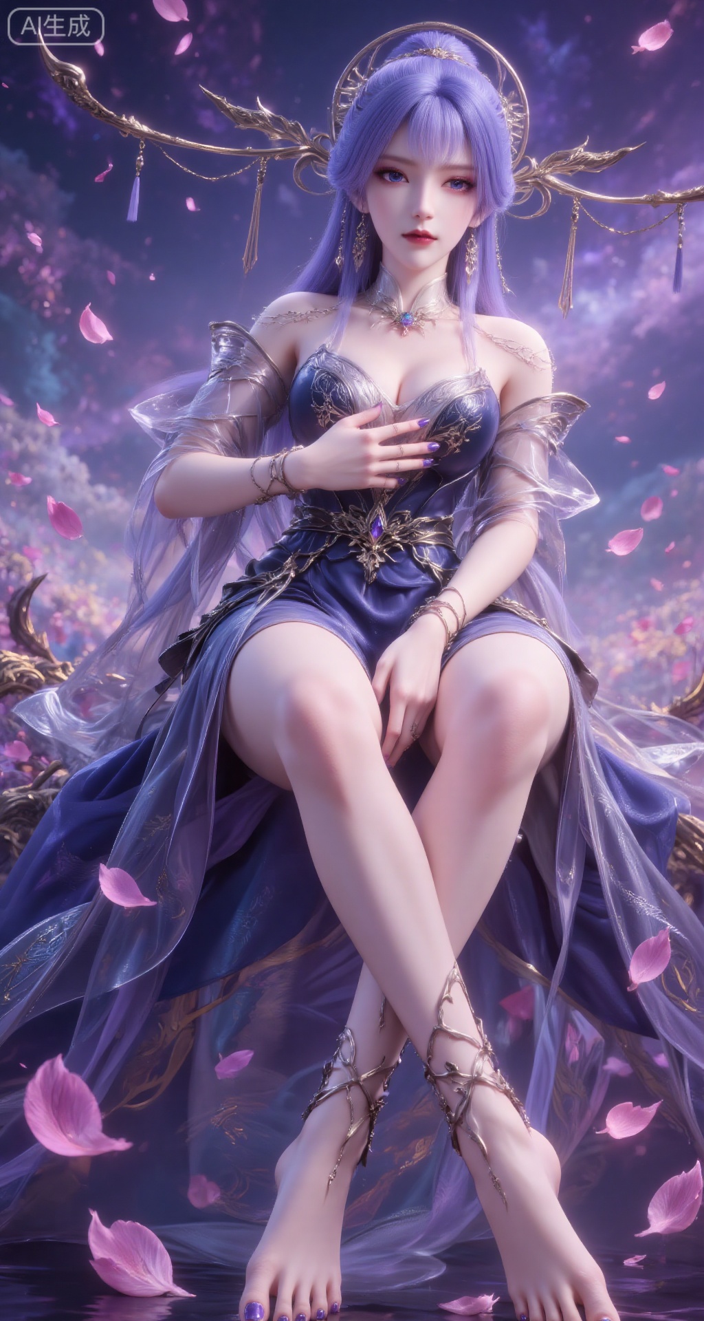 1girl,  solo,  long hair by 天运子 on Tensor.Art