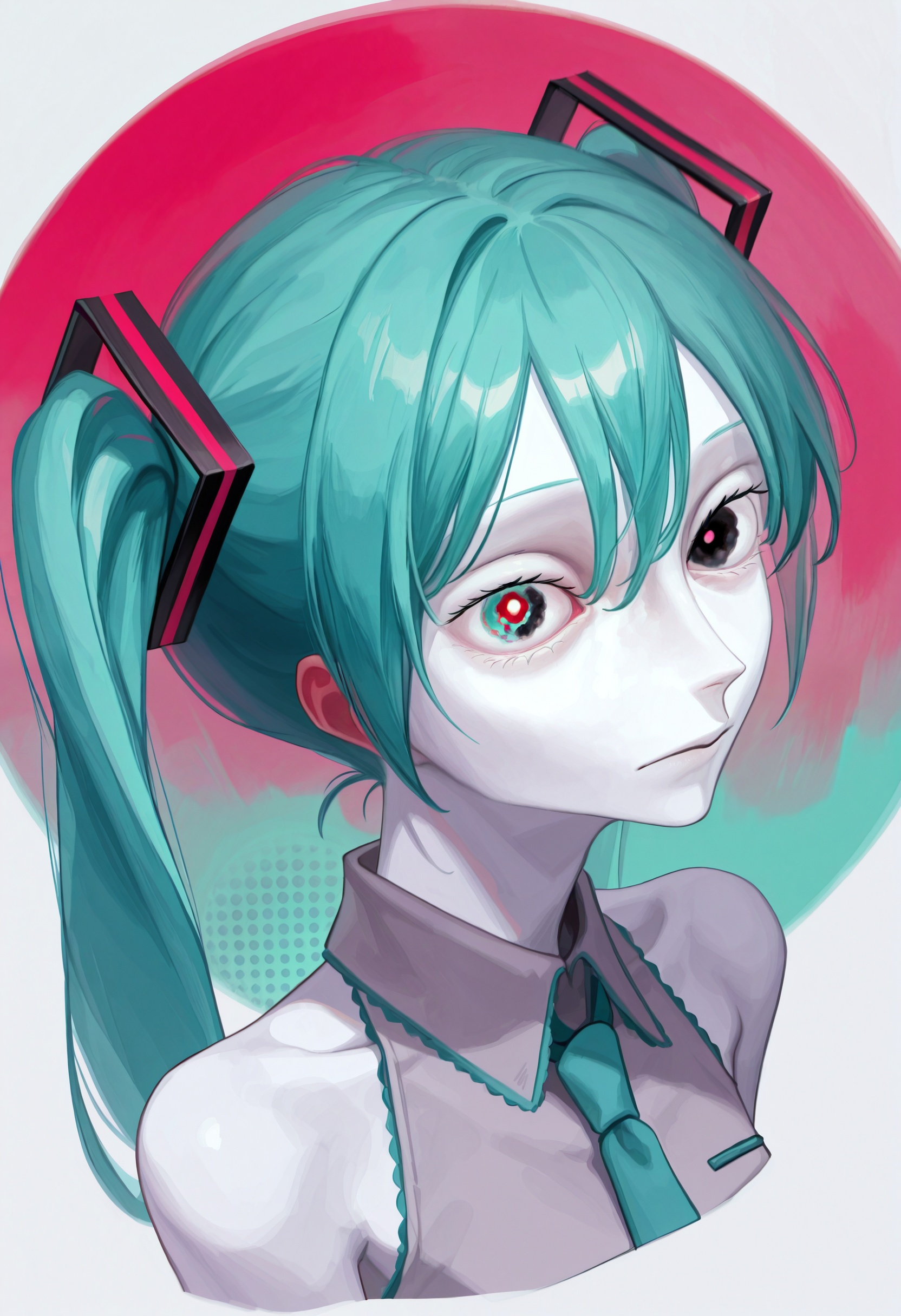 1girl,  solo,  hatsune miku on Tensor.Art