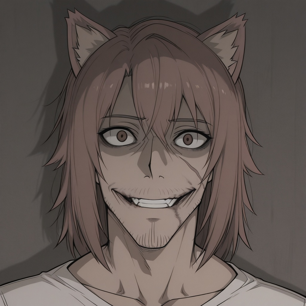 (Isekaium_creepysmile):1.2,  solo,  fear_in_eyes on Tensor.Art
