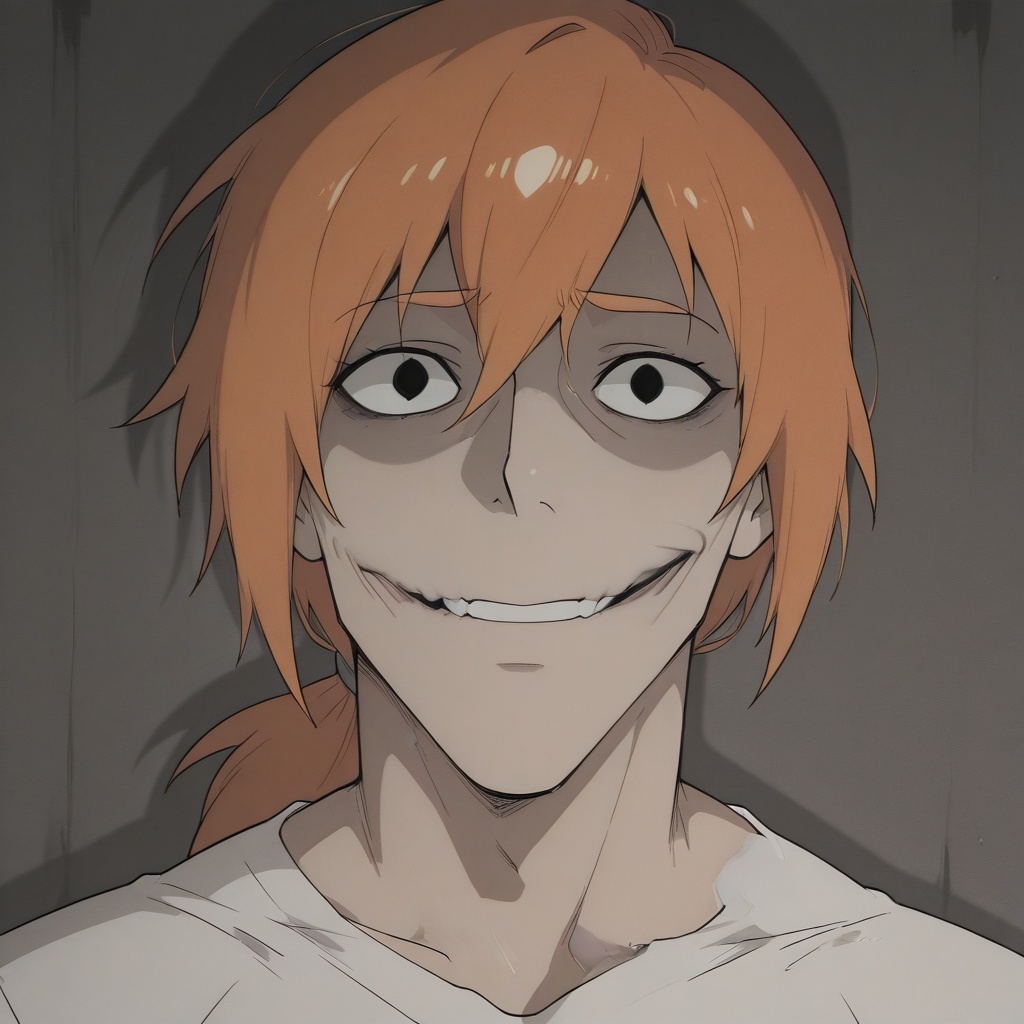 (Isekaium_creepysmile):1.2,  solo,  fear_in_eyes on Tensor.Art