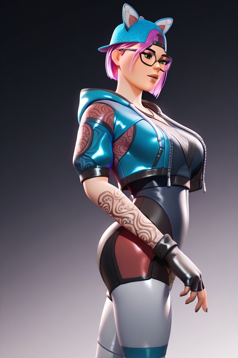 1girl,  solo,  lynx on Tensor.Art