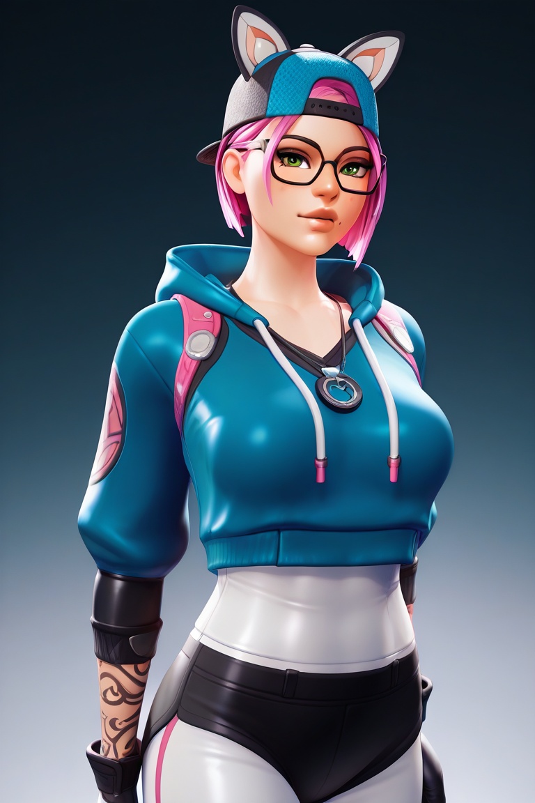 1girl,  solo,  lynx on Tensor.Art