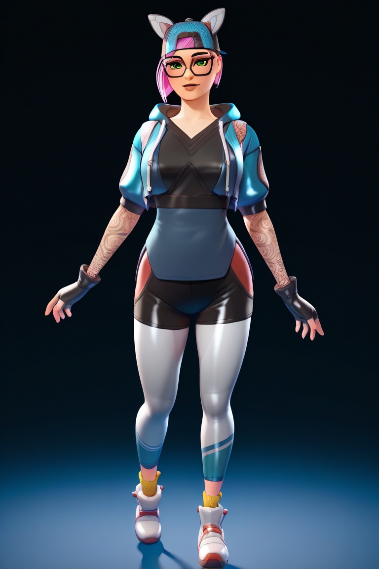 1girl,  solo,  lynx on Tensor.Art