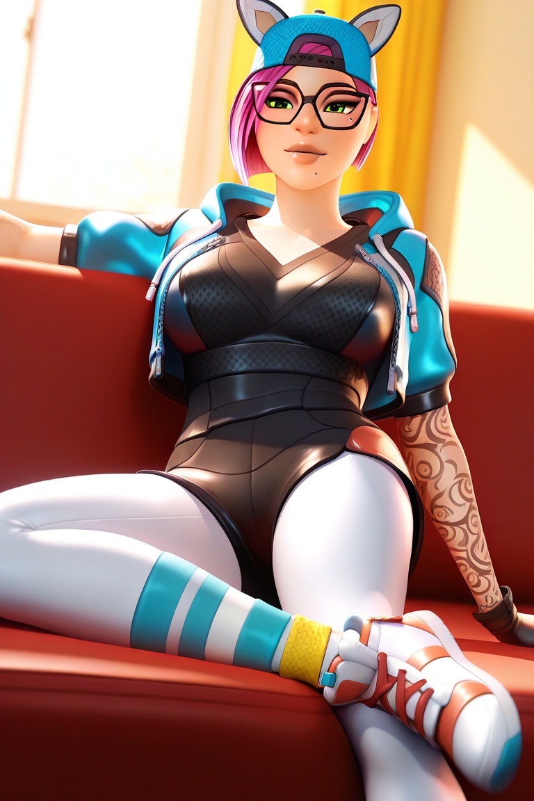 1girl,  solo,  lynx on Tensor.Art