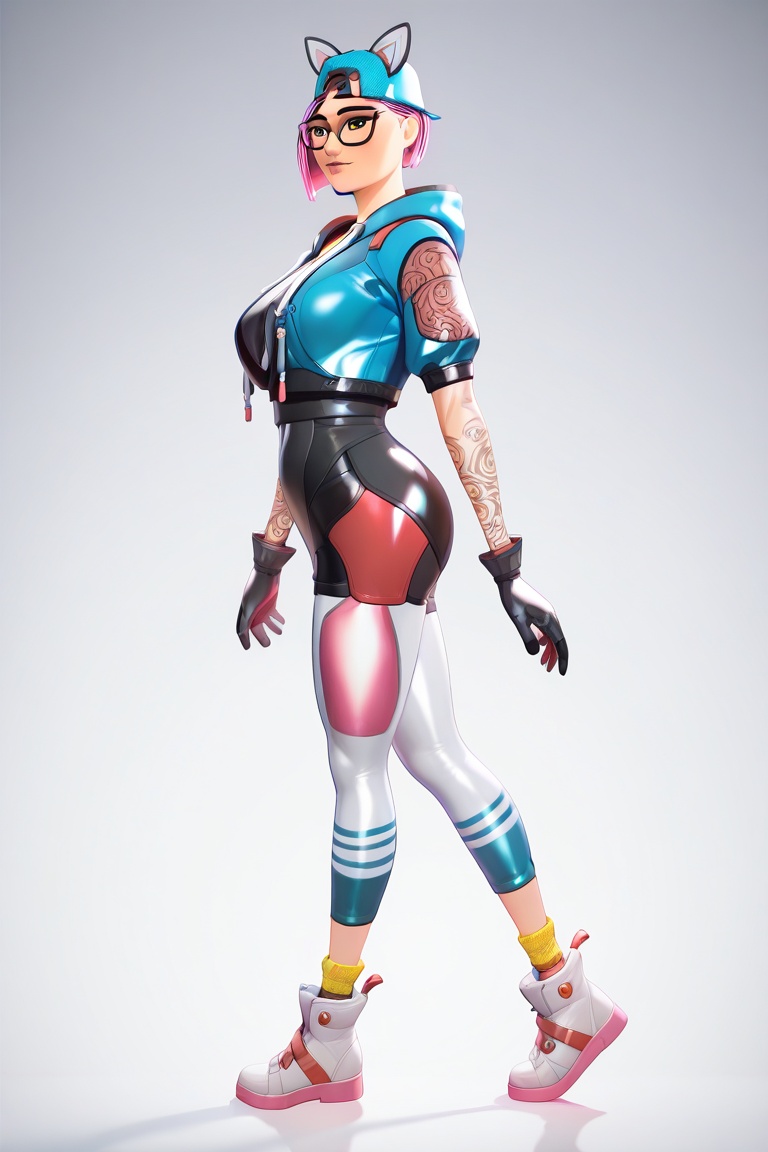 1girl,  solo,  lynx on Tensor.Art