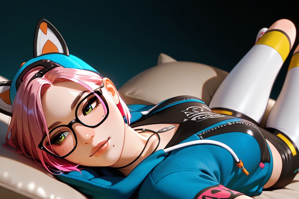 1girl,  solo,  lynx on Tensor.Art