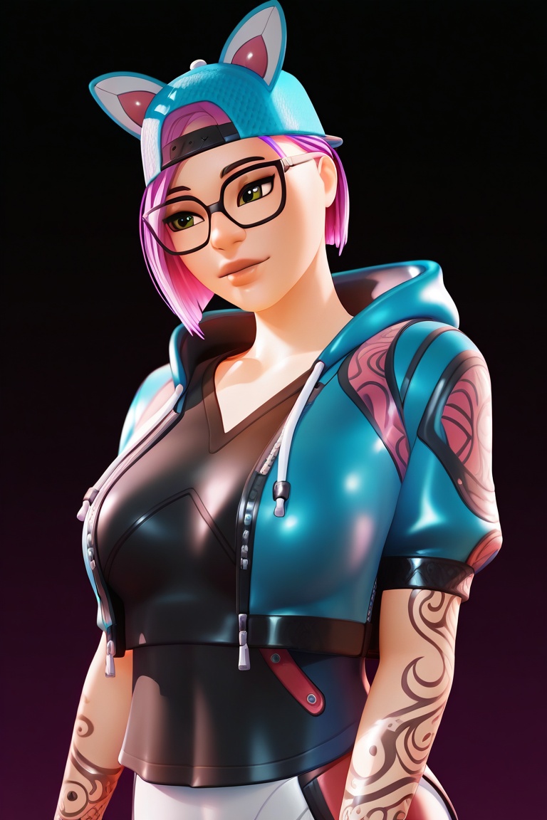 1girl,  solo,  lynx on Tensor.Art
