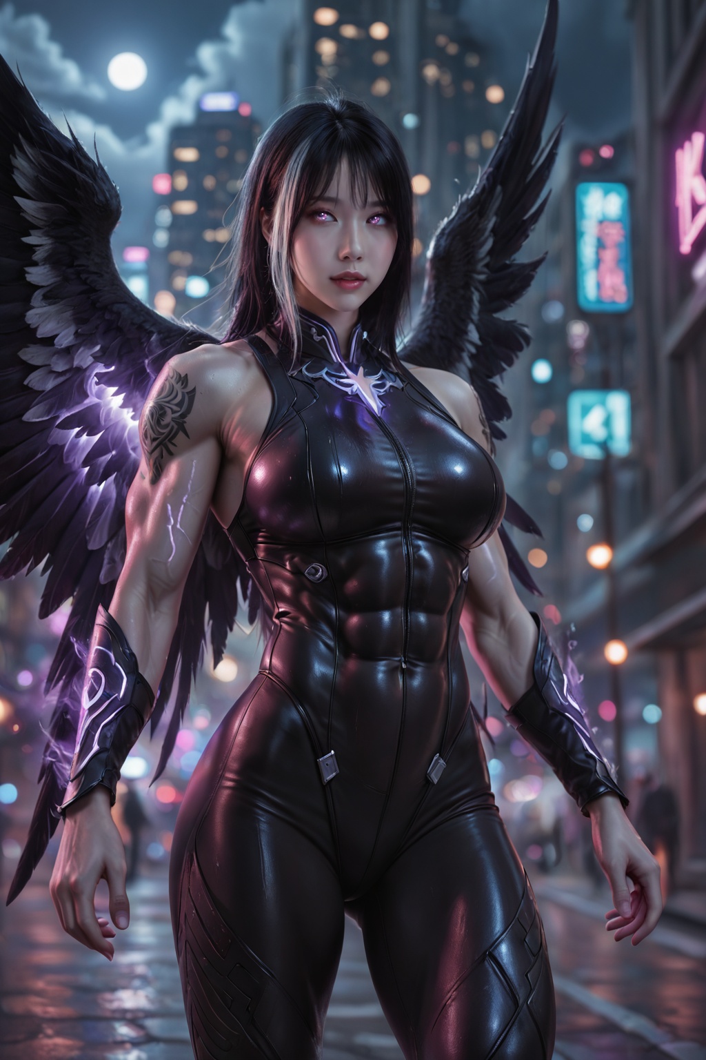 ........... (((solo: 1.7))),  (((muscular female: 1.8))),  )) on Tensor.Art