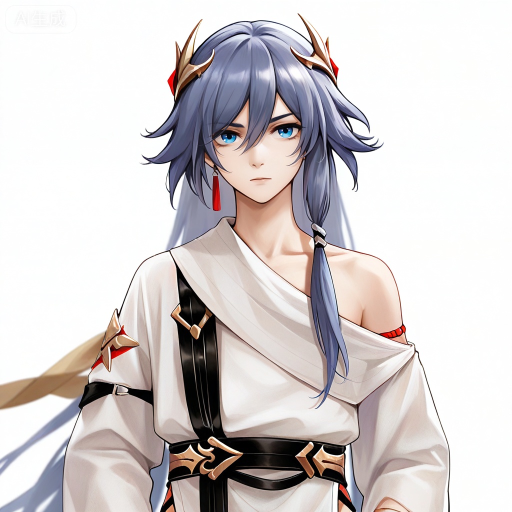 masterpiece, best quality,solo,white background,simple_background,
fu hua,,57metoo_style,