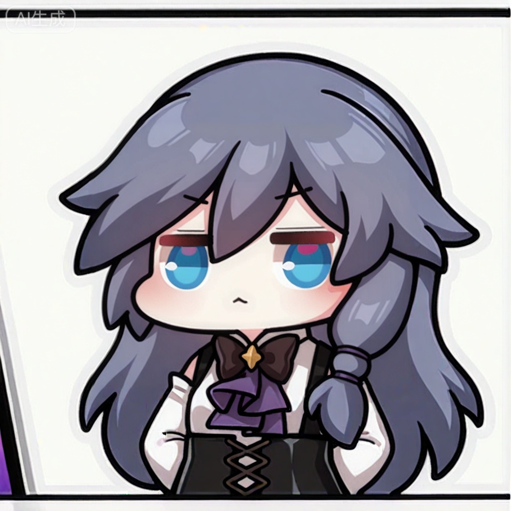 masterpiece, best quality,solo,((white background:1.2)),simple background,, 
looking at viewer,fu_hua,chibi,manga_style