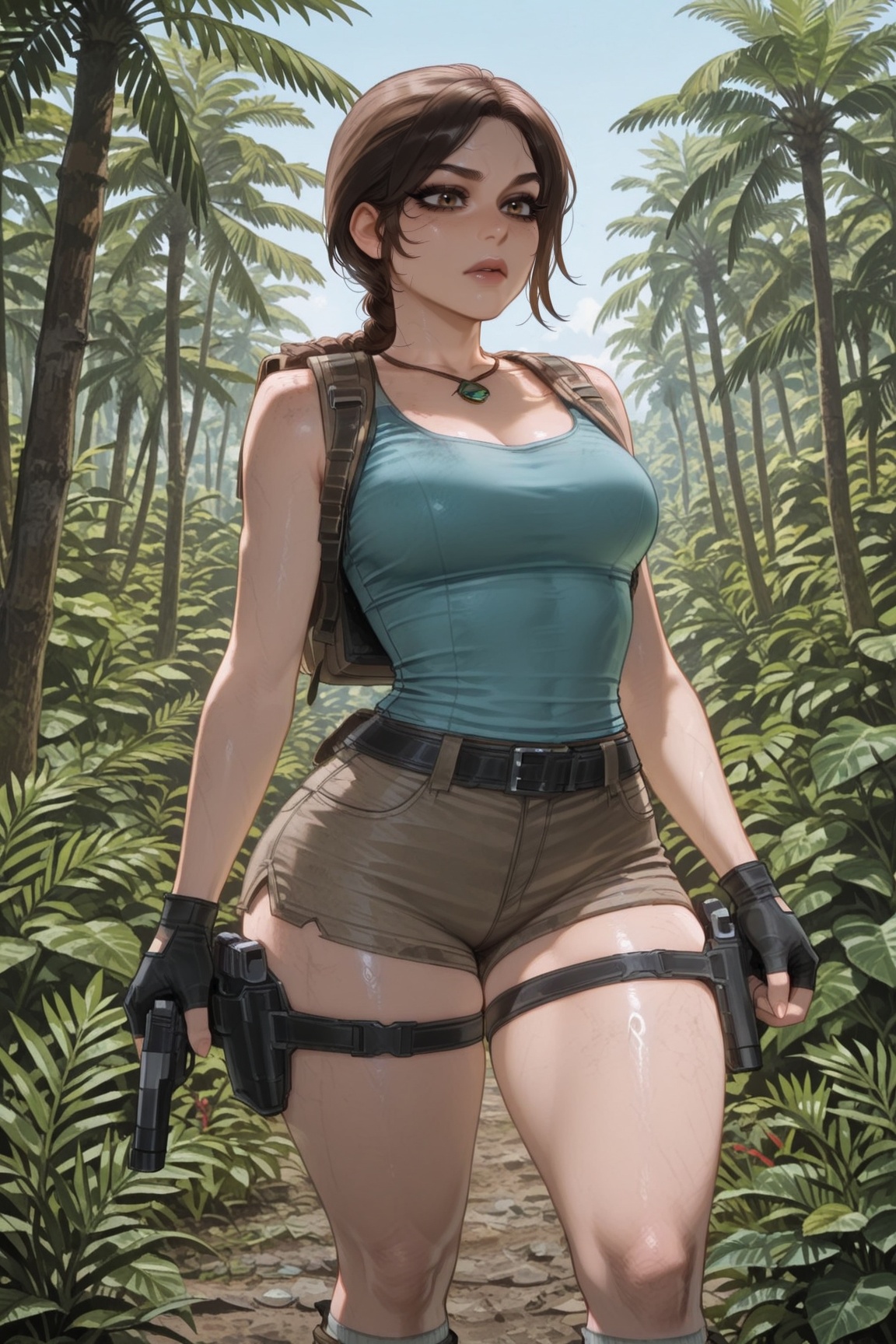 Vv.LXVIII - Wolfsbane,  Vv.LXVIII - TRLOA-Lara_Croft,  2d on Tensor.Art