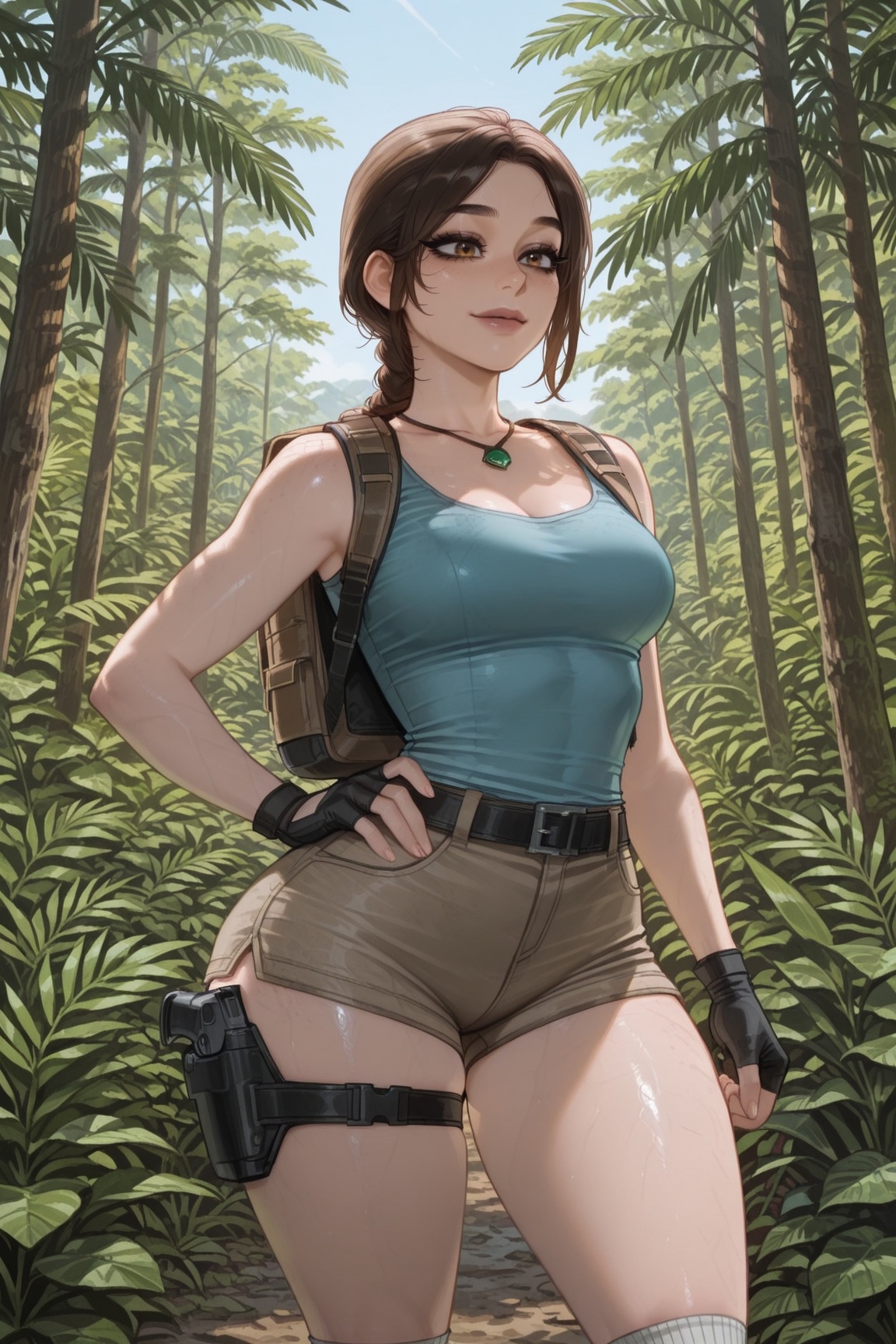 Vv.LXVIII - Wolfsbane,  Vv.LXVIII - TRLOA-Lara_Croft,  2d on Tensor.Art