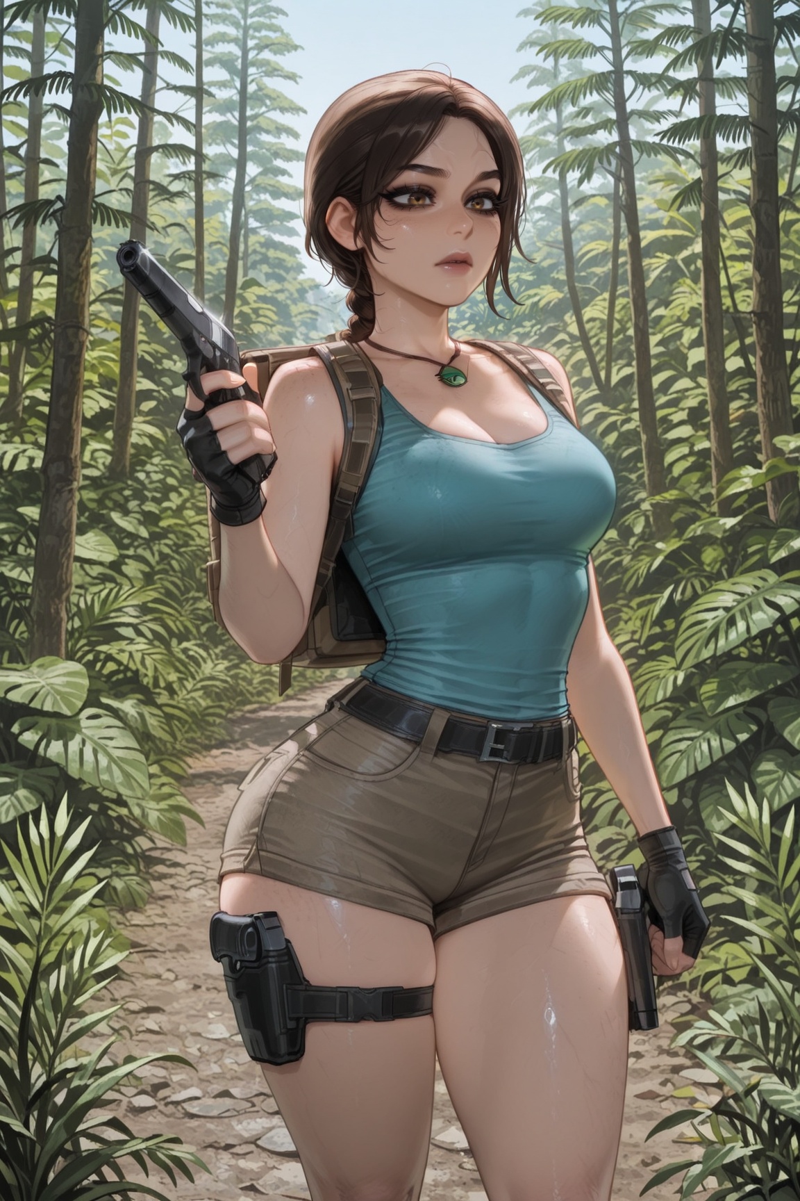 Vv.LXVIII - Wolfsbane,  Vv.LXVIII - TRLOA-Lara_Croft,  2d on Tensor.Art
