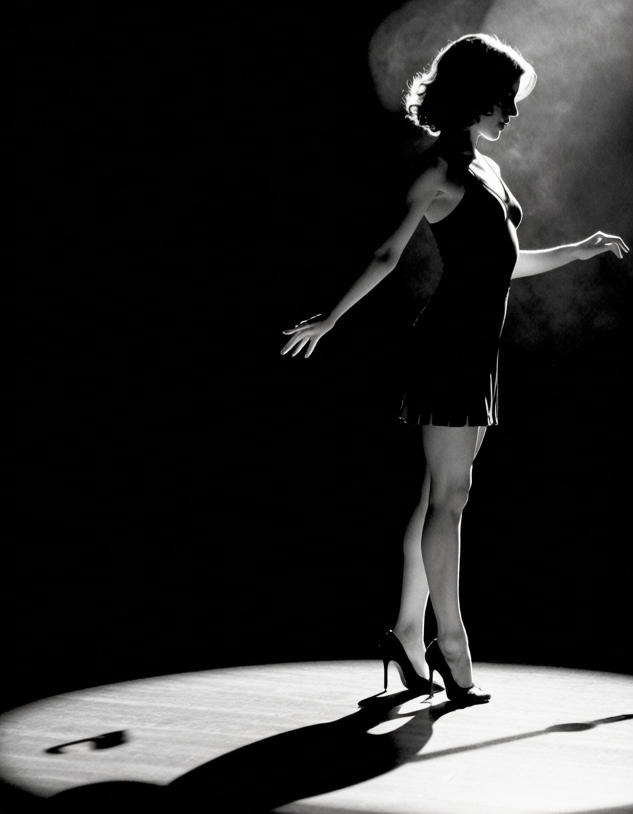 ehnoir3,  girl dancing on a cabaret on Tensor.Art