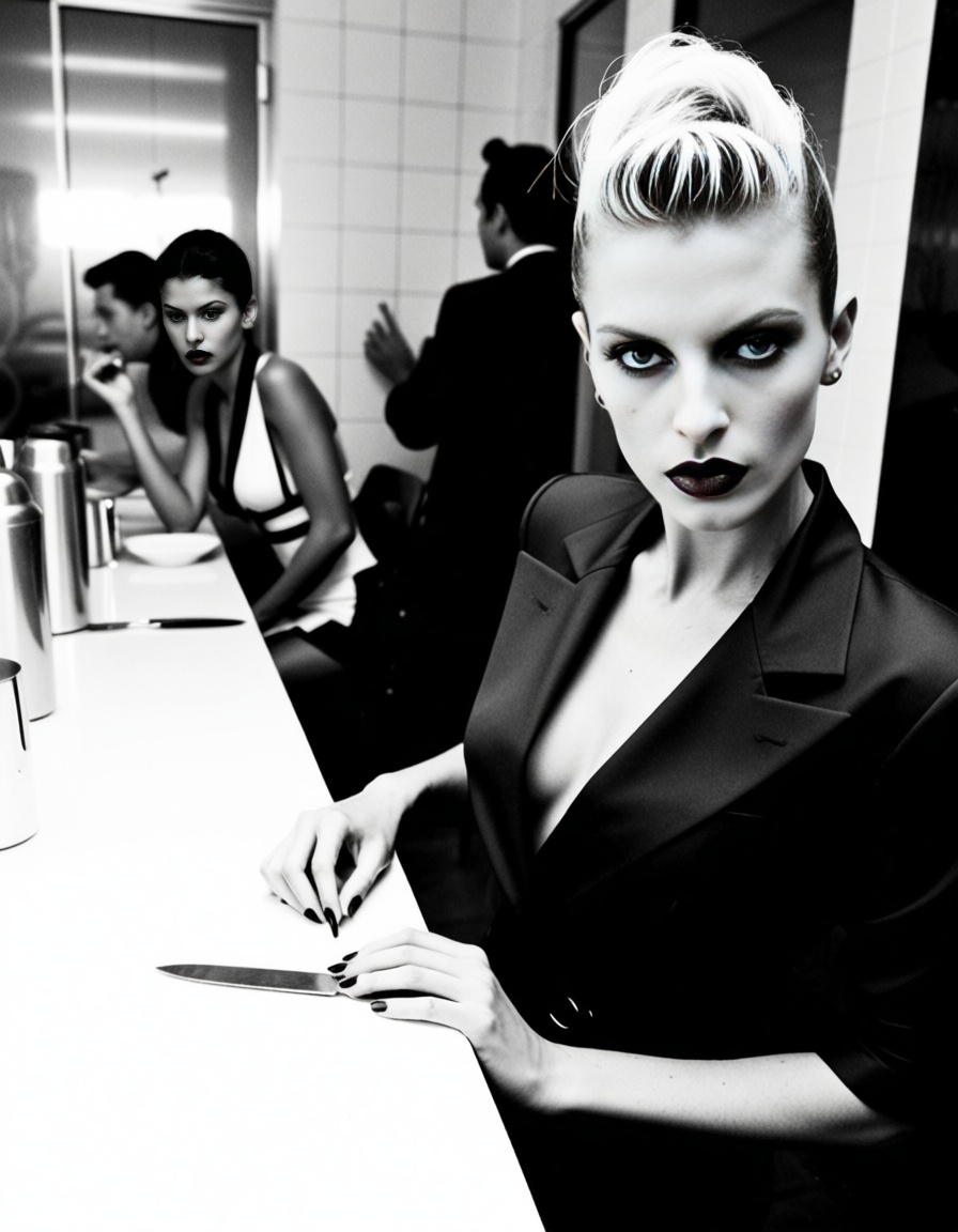ehnewton4,  girl in a cafeteria on Tensor.Art