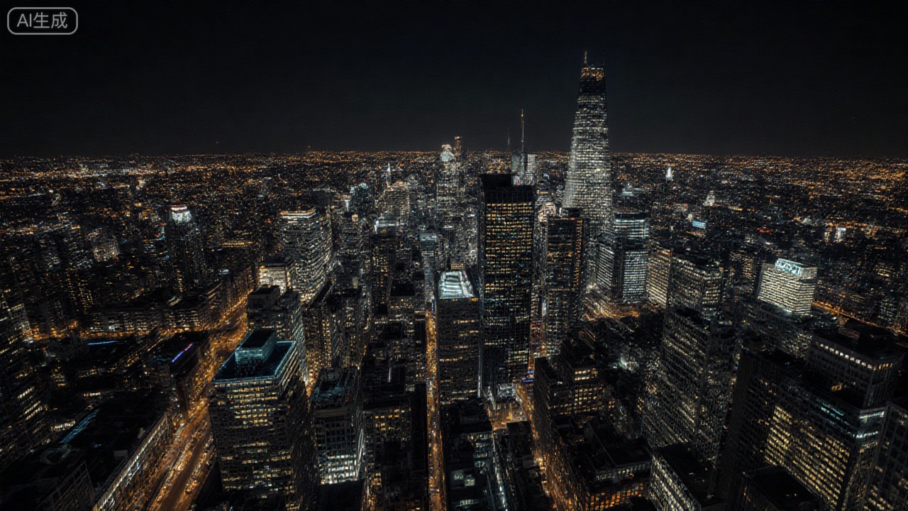 LONDON skyscrapers, night city, city lights, aerial view, megalopolis, HD wallpaper, aerial view, buildings, architecture, night, HD wallpaper