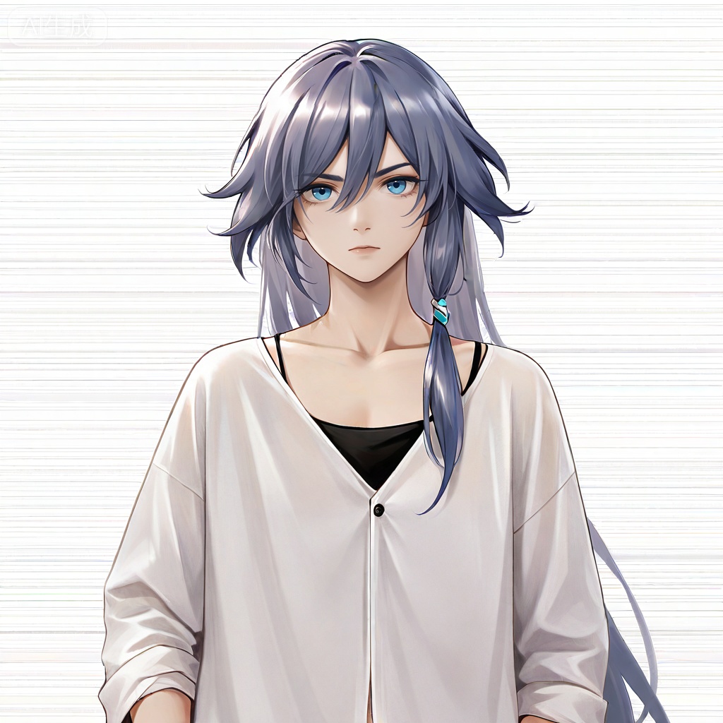 masterpiece, best quality,solo,white background,simple_background,
fu hua,,57metoo_style,