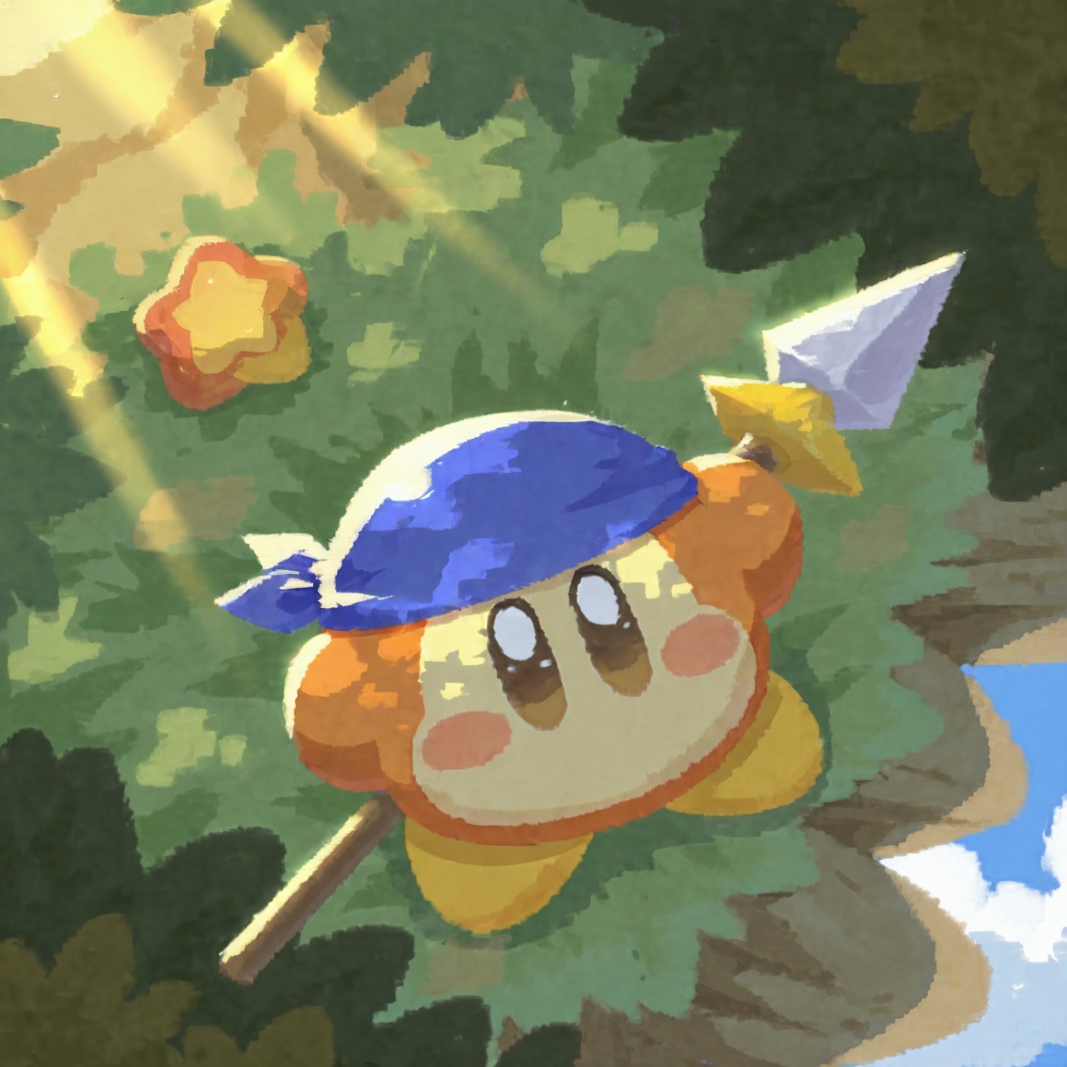 xiaohuoguo,  Ara love kirby style,  Bandana Waddle Dee on Tensor.Art