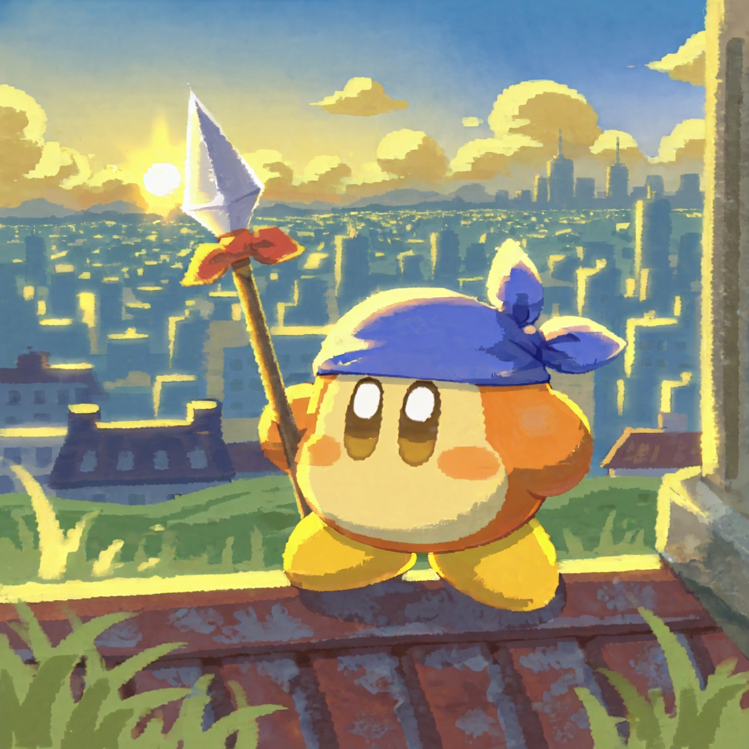 xiaohuoguo,  Ara love kirby style,  Bandana Waddle Dee on Tensor.Art