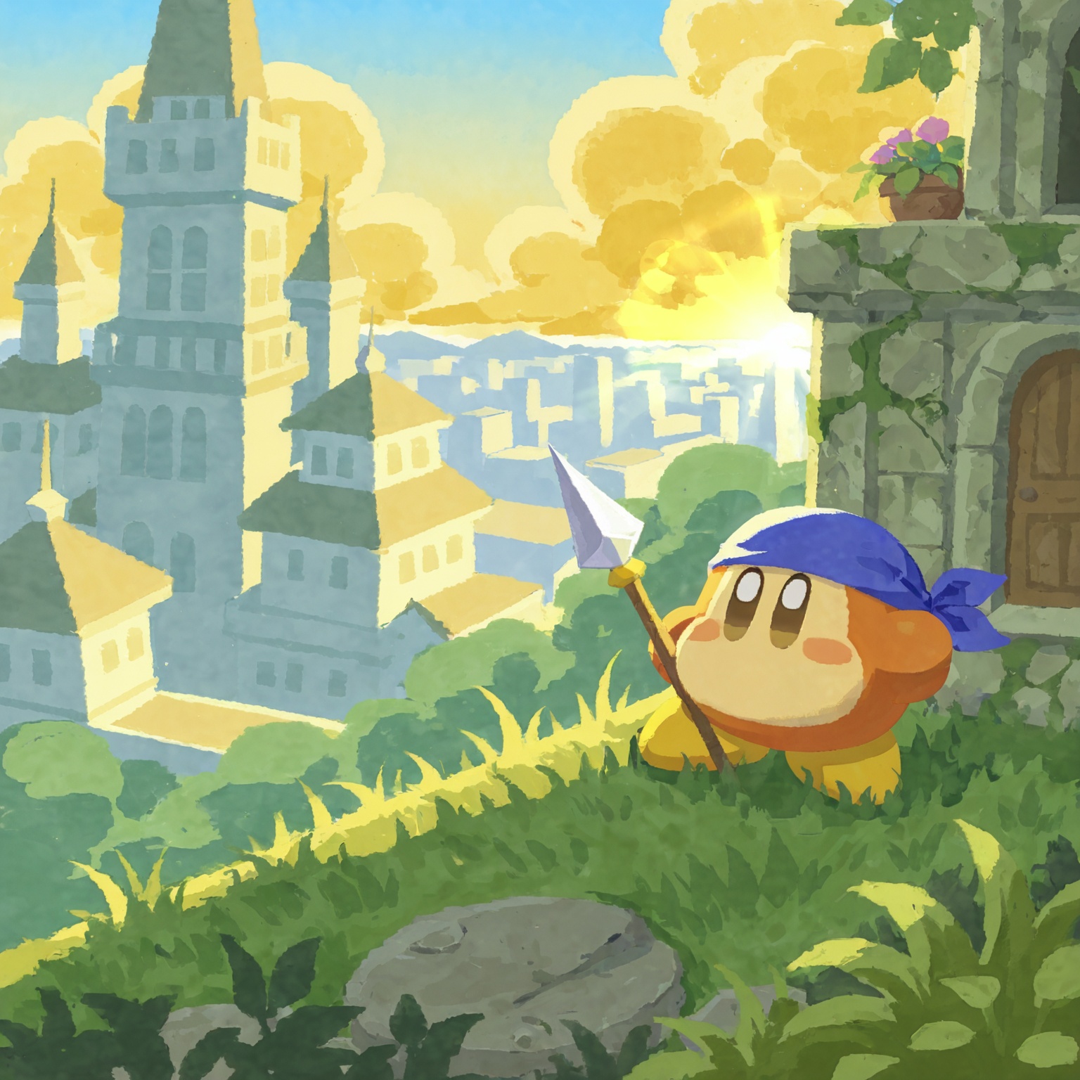 xiaohuoguo,  Ara love kirby style,  Bandana Waddle Dee on Tensor.Art