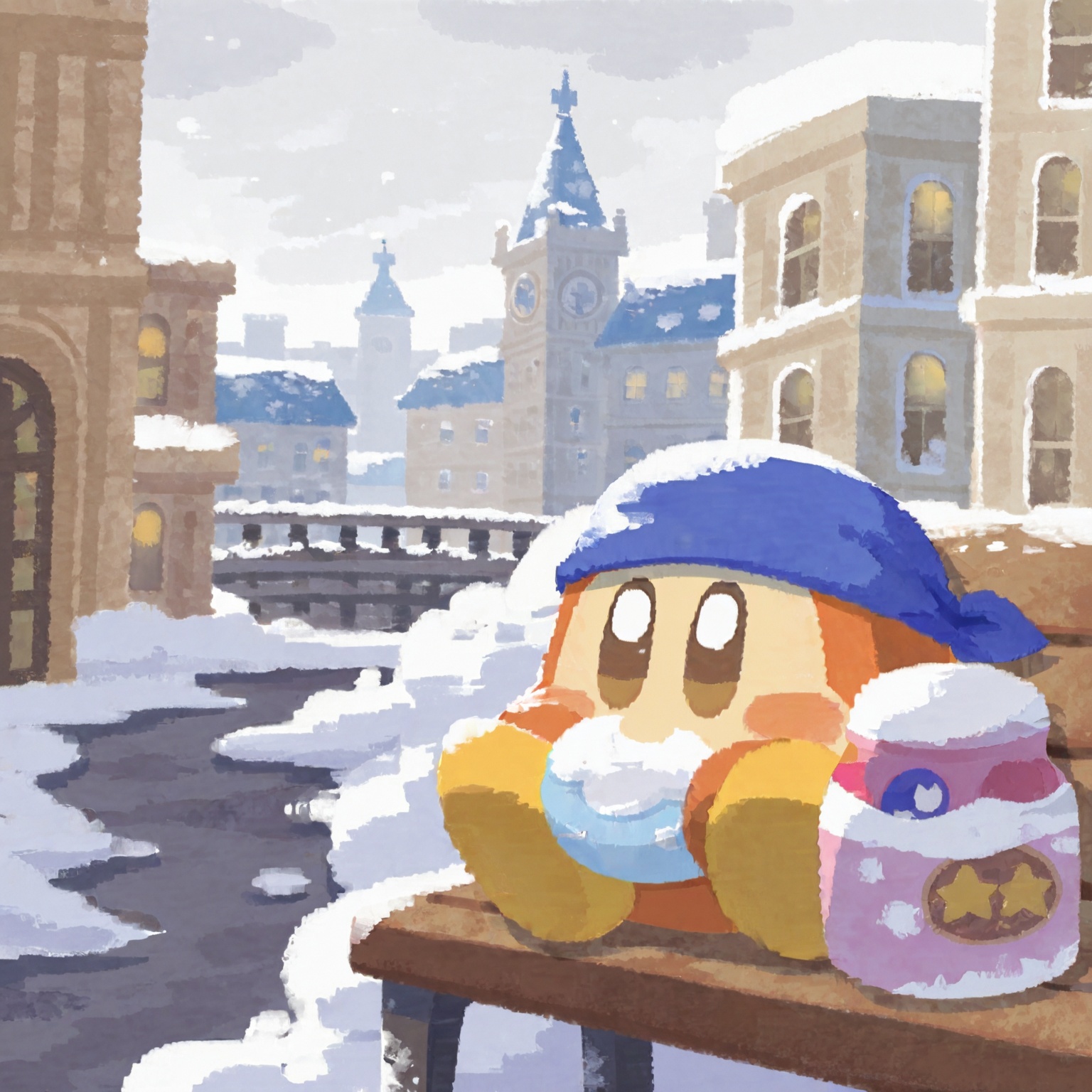 xiaohuoguo,  Ara love kirby style,  Bandana Waddle Dee on Tensor.Art