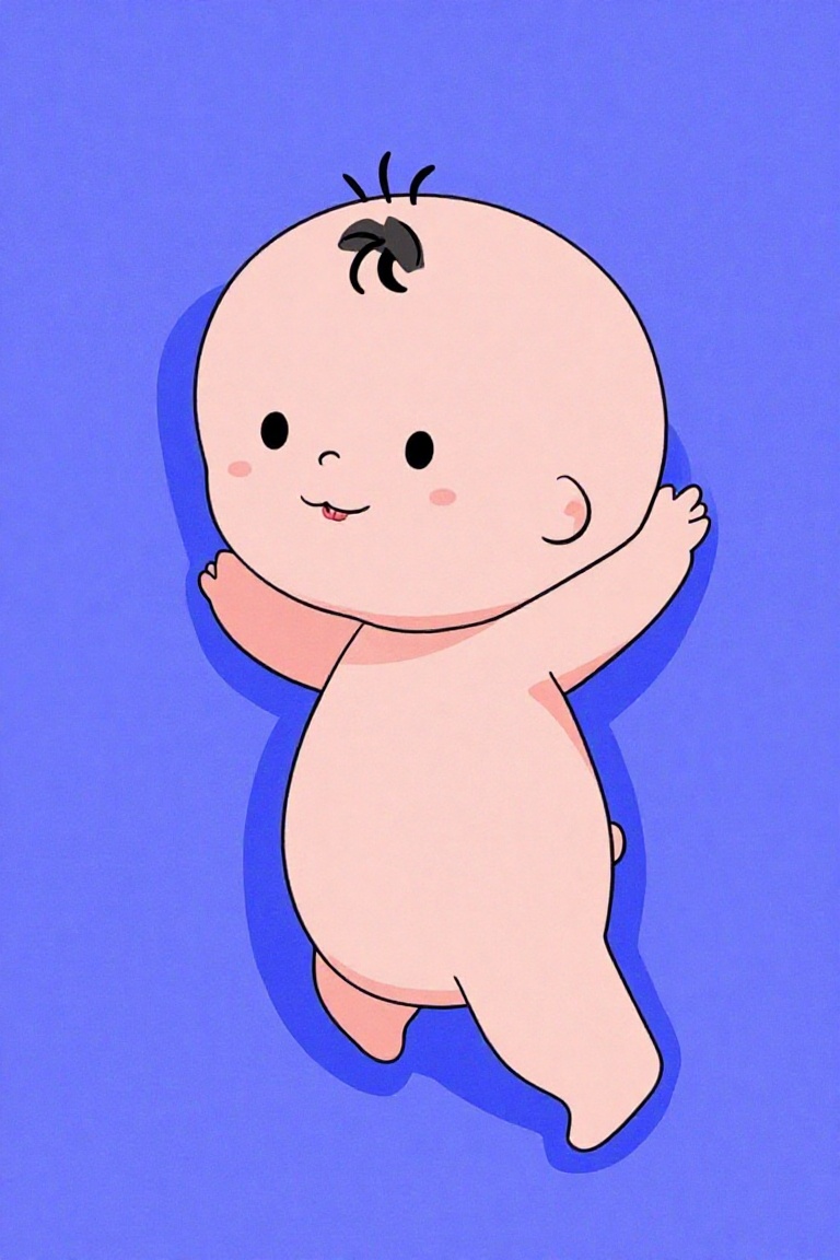 Flat Illustration Easy Tone,  1baby on Tensor.Art
