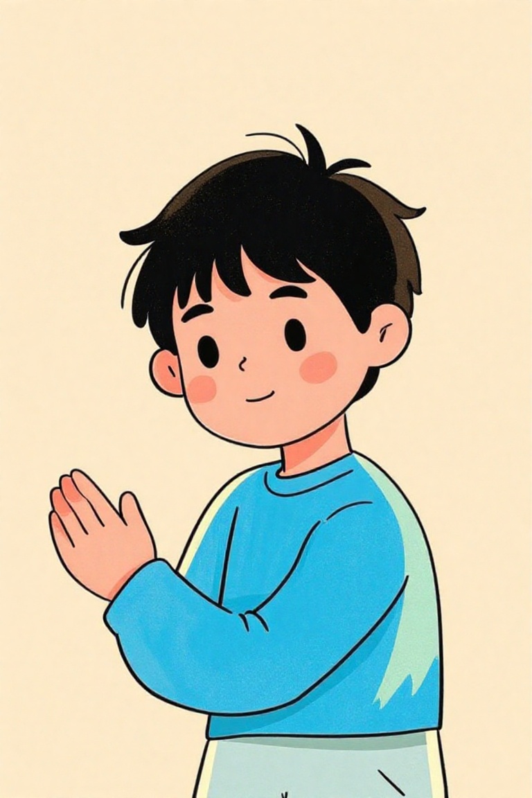 Flat Illustration Easy Tone,  1boy on Tensor.Art