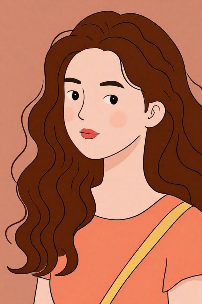 Flat Illustration Easy Tone,  1girl on Tensor.Art