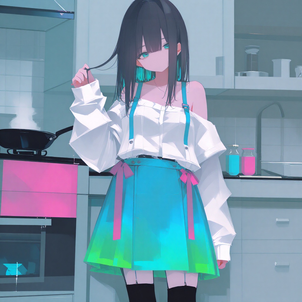 1girl,  solo,  long hair on Tensor.Art
