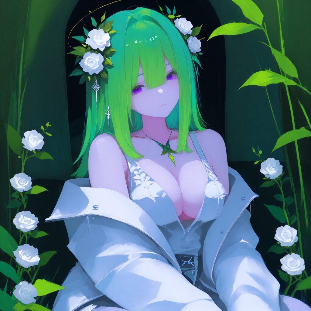 1girl,  solo,  long hair on Tensor.Art