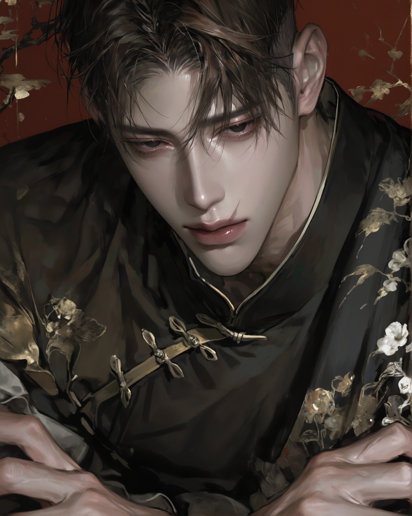 male,  solo,  handsome on Tensor.Art
