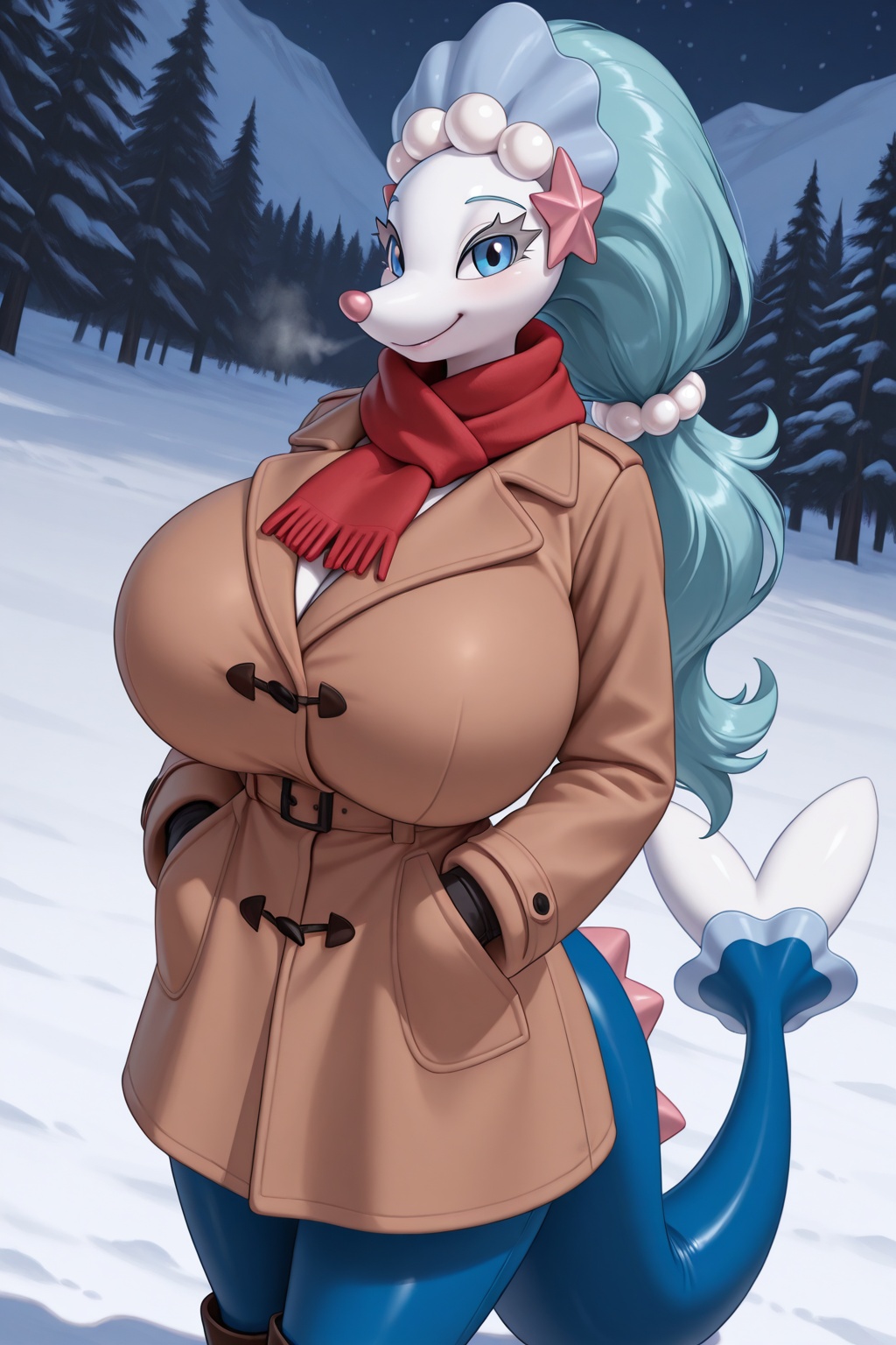 1girl,  solo,  winter_clothes on Tensor.Art
