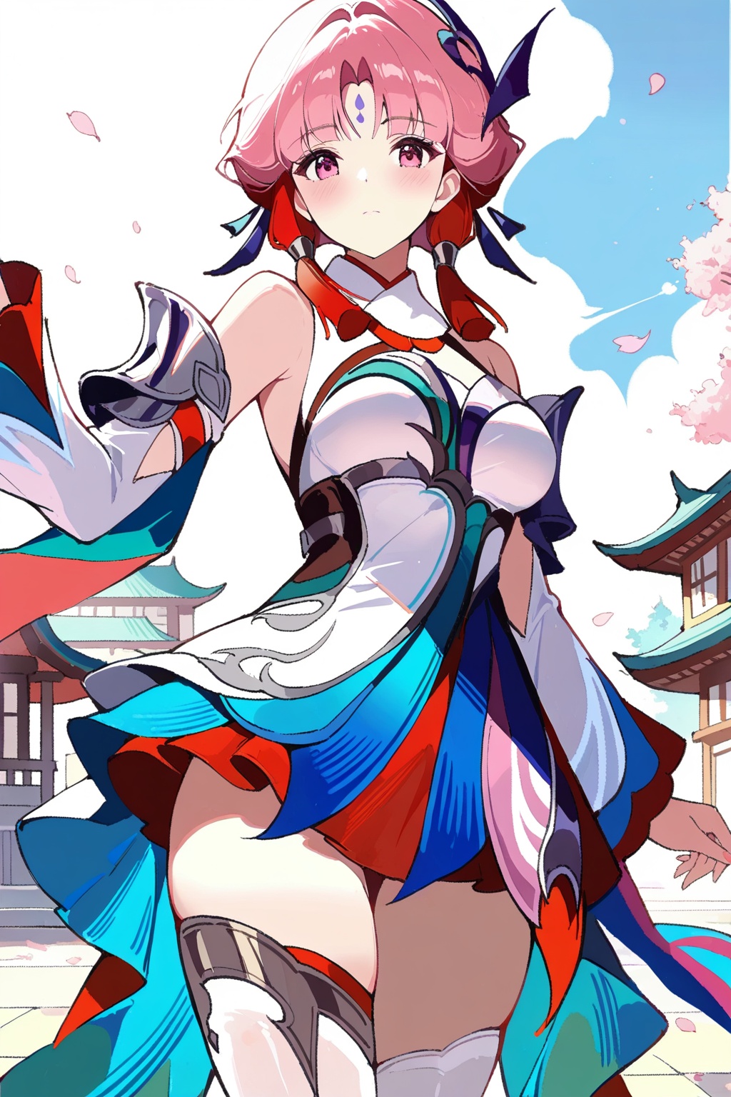 Random scene,  Random scene,  Thigh exposed on Tensor.Art