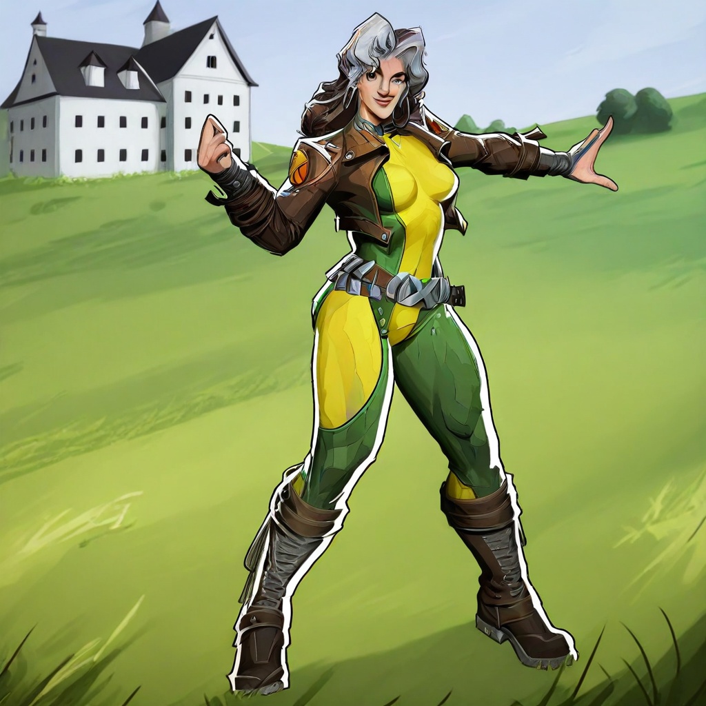 rogue(Character),  female,  leather jacket on Tensor.Art