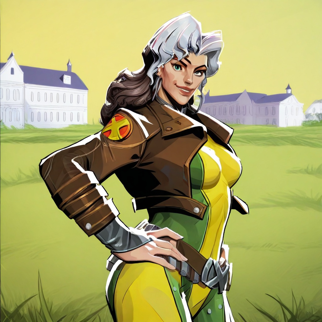 rogue(Character),  female,  leather jacket on Tensor.Art