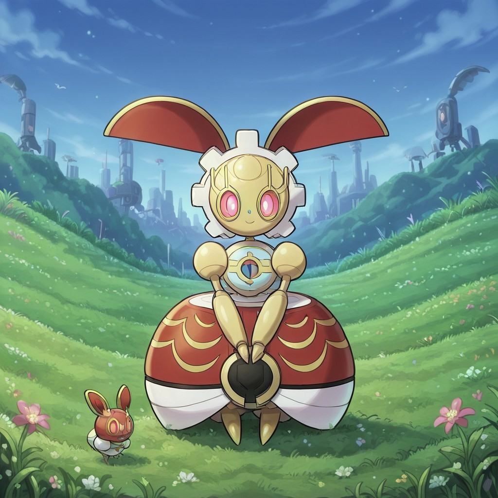 Magearna(Pokemon),  rabbit,  robot on Tensor.Art
