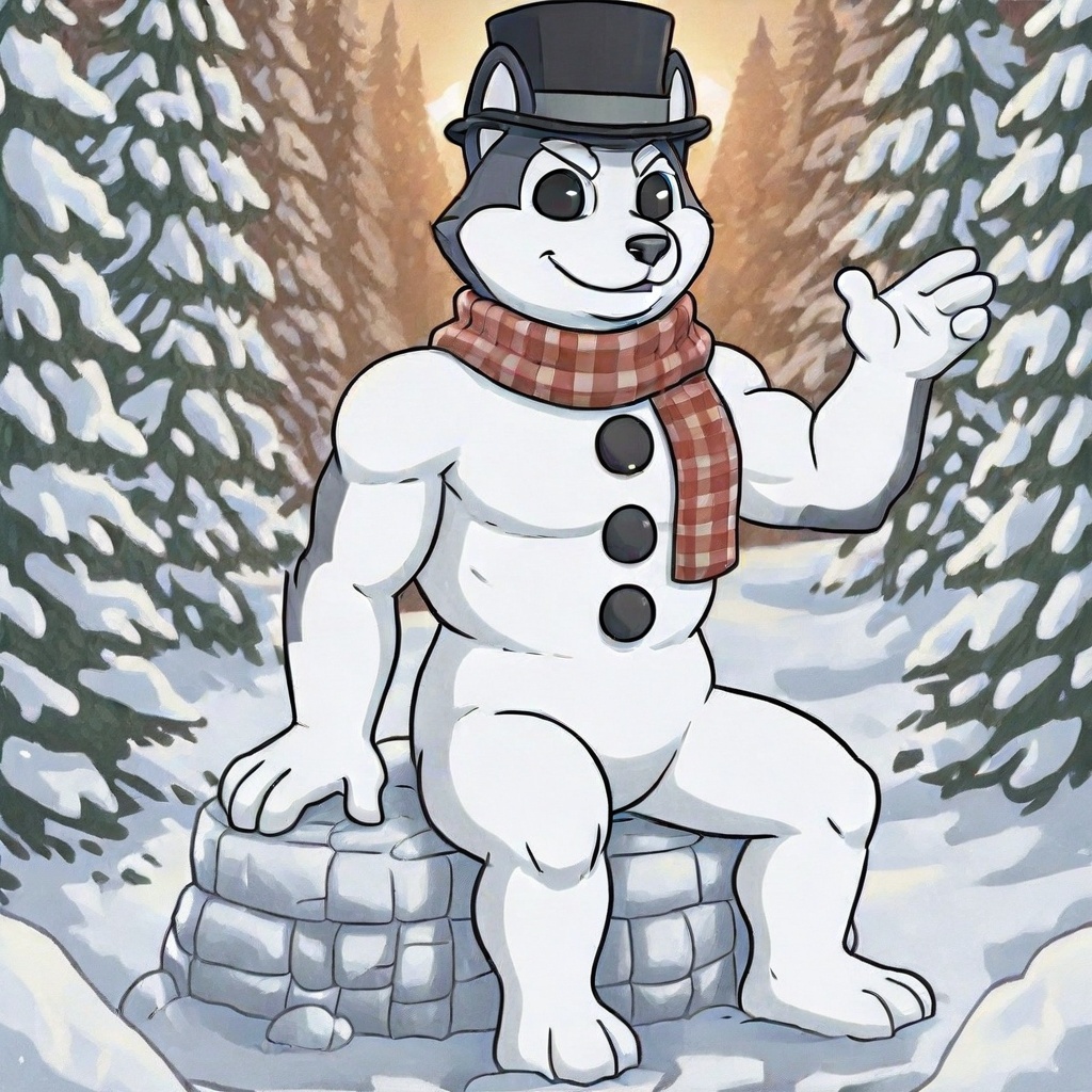 Meltin(character),  male,  anthro on Tensor.Art
