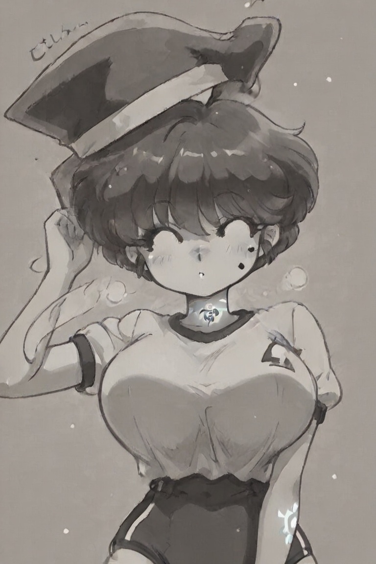 Outline animation,  long eyelashes,  thick eyeshadow on Tensor.Art