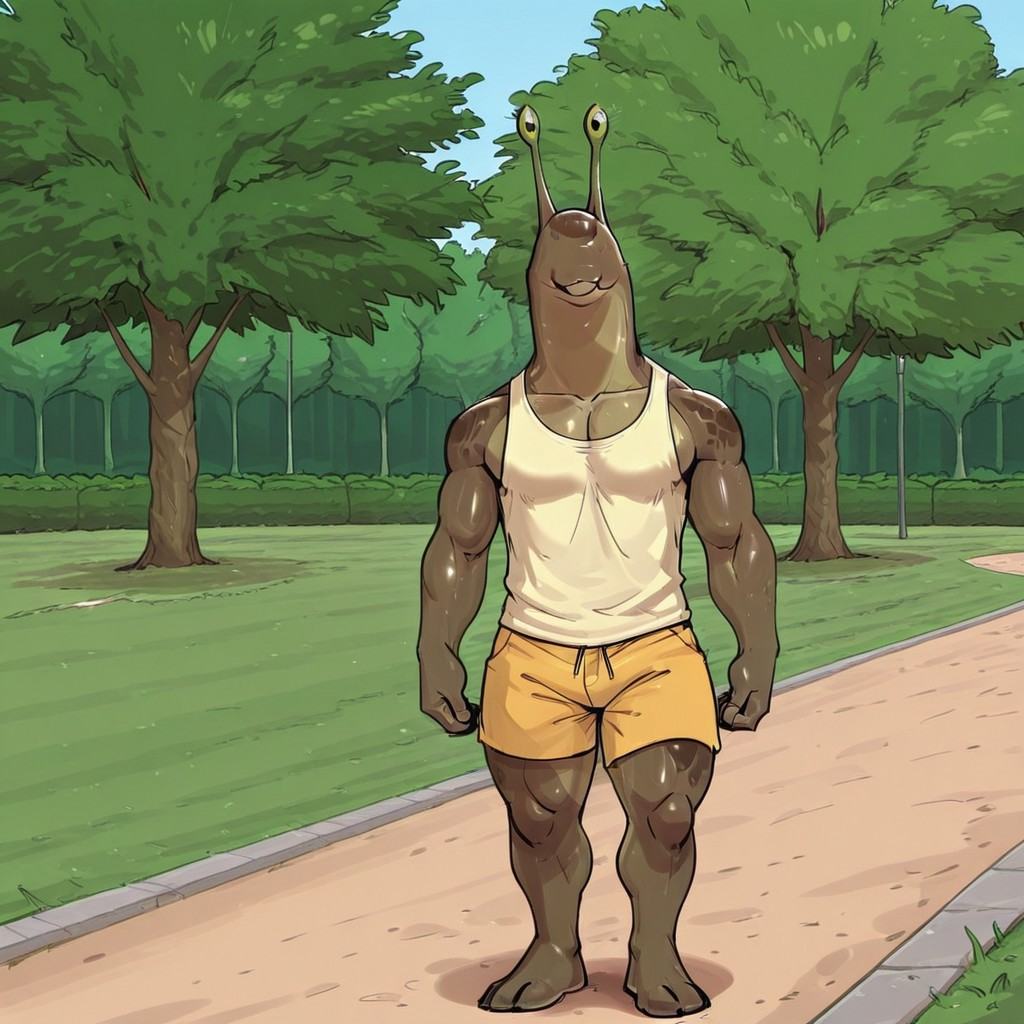 Anthro,  slug,  eyestalks on Tensor.Art