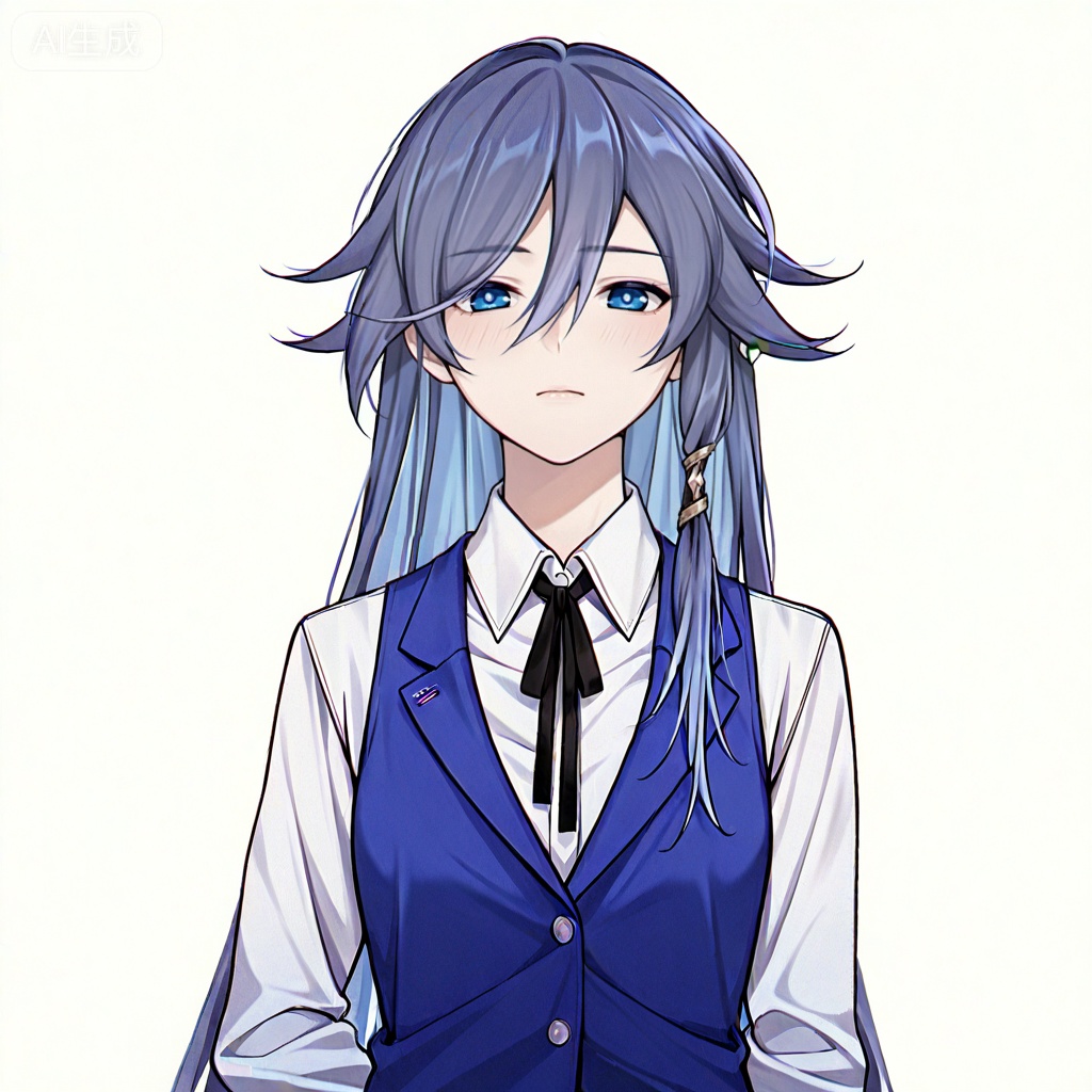 masterpiece, best quality,solo,((white background:1.2)),simple background,, 
looking at viewer,juer1004_style,fu_hua,