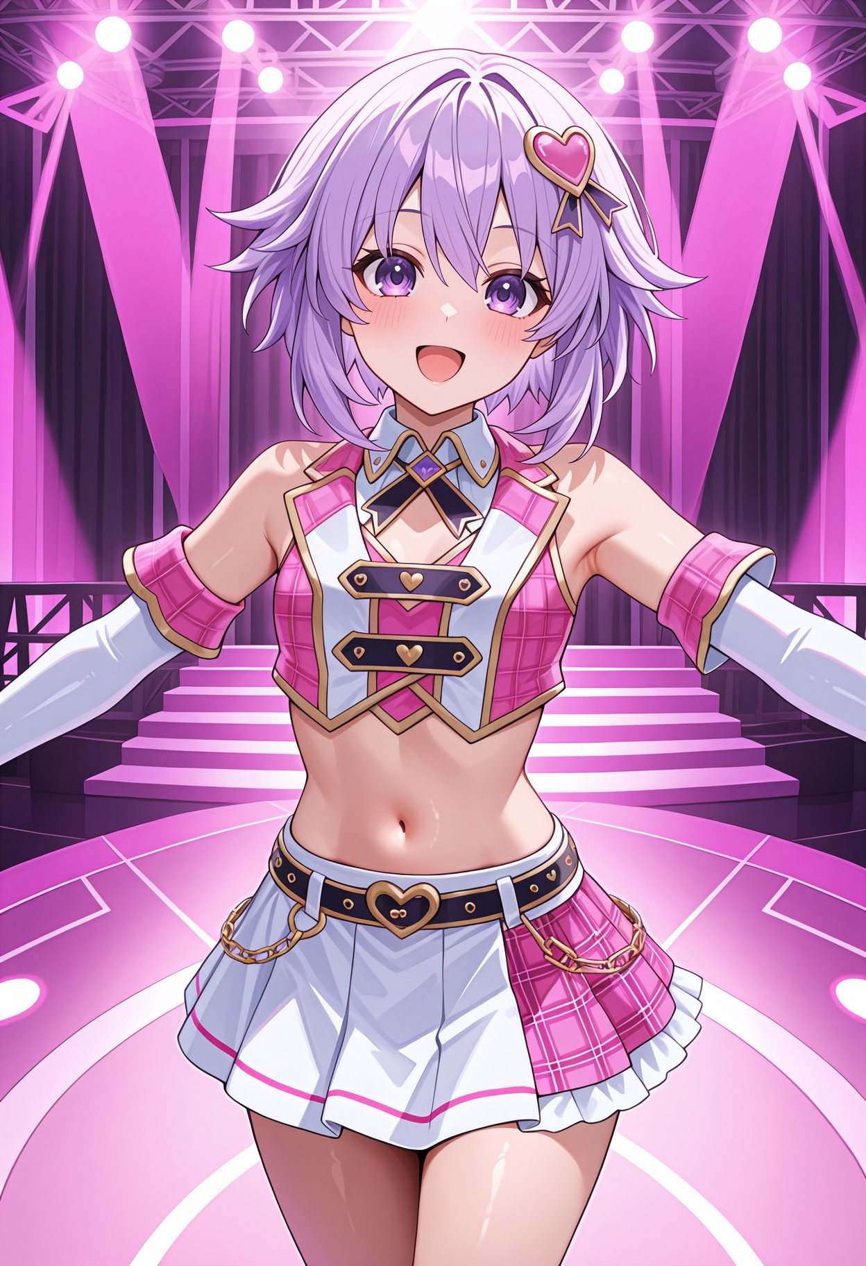 idln3p,  heart hair ornament,  idol clothes on Tensor.Art