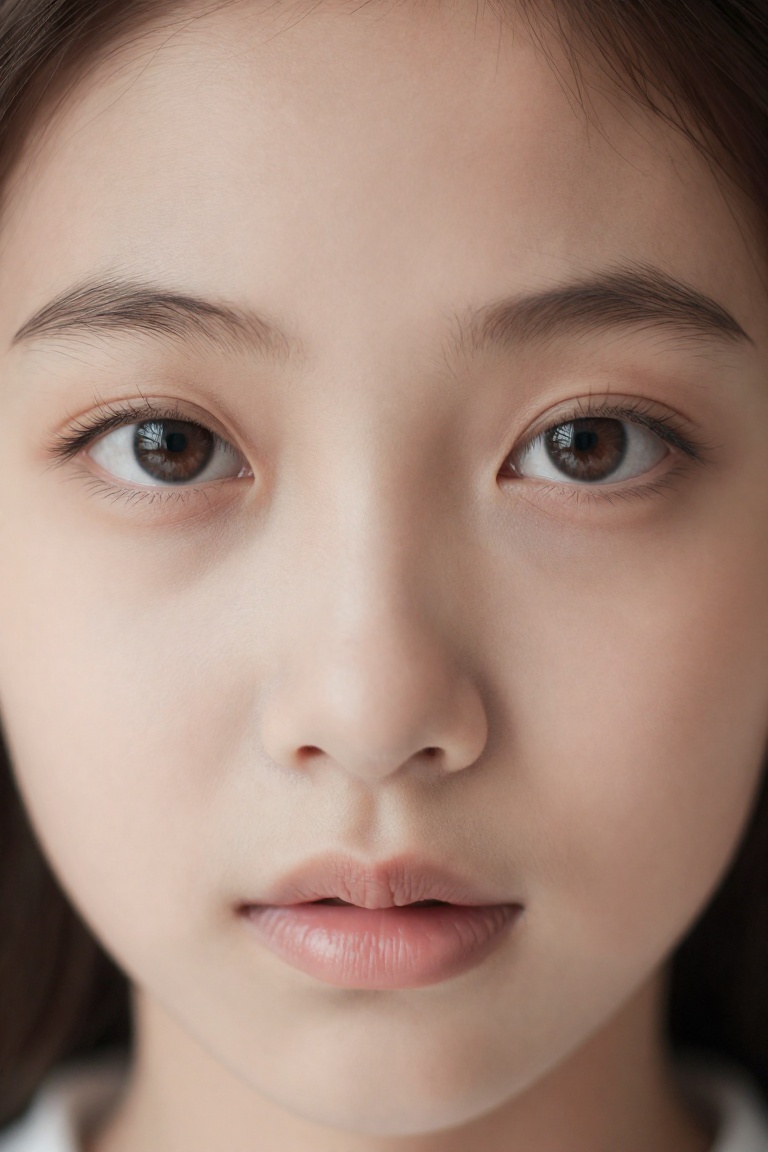 masterpiece,  一位亚洲少女眼睛脸部特写,  双眼皮 on Tensor.Art