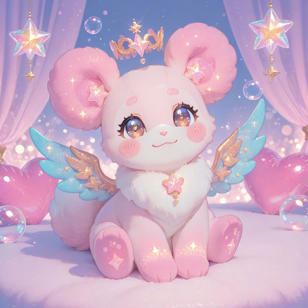 Cute,  sparkling,  glittering on Tensor.Art