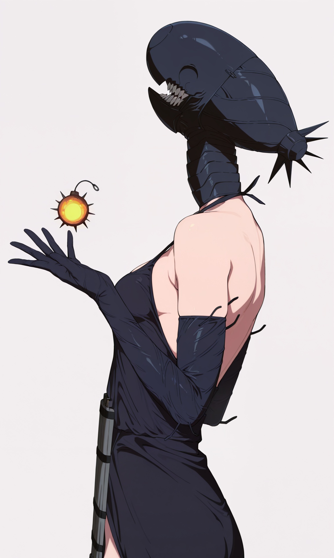 reze (chainsaw man),  1girl,  bomb devil on Tensor.Art