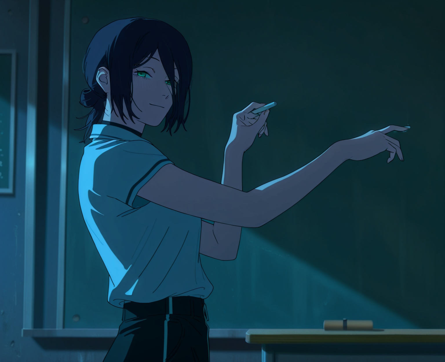 reze (chainsaw man),  1girl,  white shirt on Tensor.Art